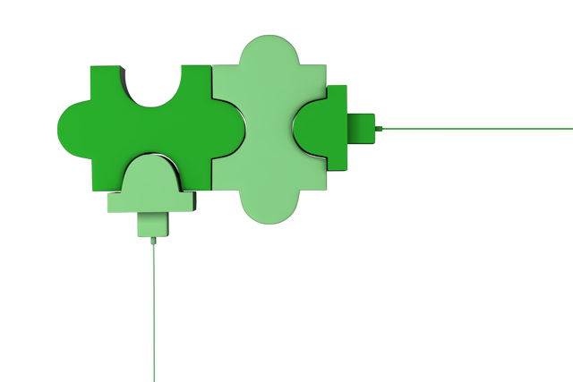 Green Puzzle Pieces with Plugs on Transparent Background - Download Free Stock Videos Pikwizard.com