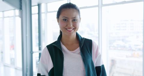 Young Asian Female Creative Smiling in Modern Office - Download Free Stock Images Pikwizard.com