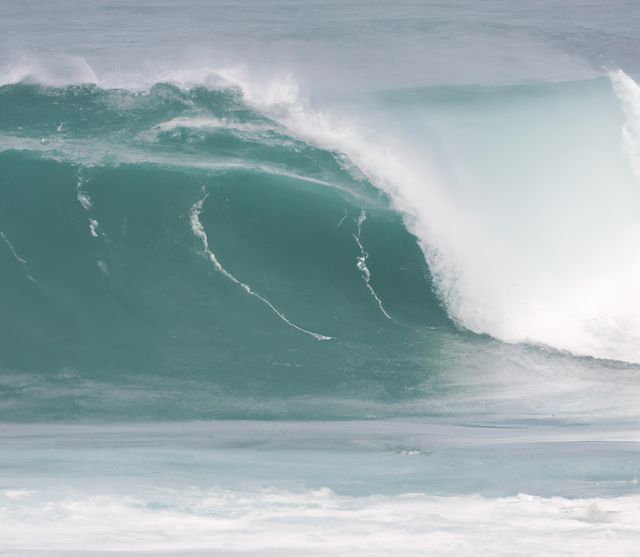 Big Ocean Wave Crashing Near Shore Capturing Powerful Sea Movement - Download Free Stock Images Pikwizard.com