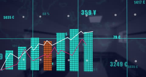 Digital Stock Market Analysis in Modern Office Environment