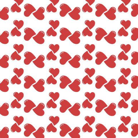 red heart pattern vector on transparent background bearing love - Download Free Stock Videos Pikwizard.com