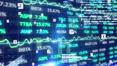 Animated Digital Data Visualization of Stock Market