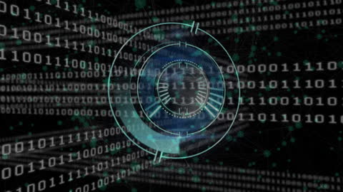 Digital Scanner Overlay with Binary Code Elements