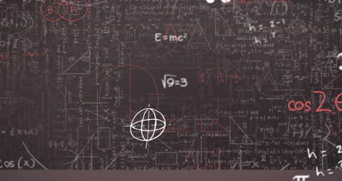 Animated Mathematical Equations and Formulas on Blackboard