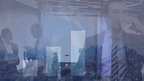 Global Business Networking and Technology Communication Concept