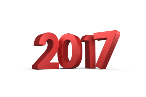 Red 2017 Text on Transparent Background for Celebratory Design - Download Free Stock Videos Pikwizard.com
