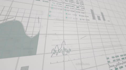 Digital Interface Showing Financial Data Trends and Analysis