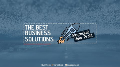 innovative business growth solutions with rocket symbol - Download Free Stock Templates Pikwizard.com