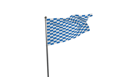 sport competition blue and white flag on transparent background - Download Free Stock Videos Pikwizard.com
