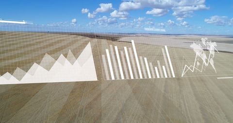 Digital Financial Analytics Overlay on Vast Farmland