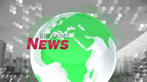 Dynamic Breaking News Background Overlay