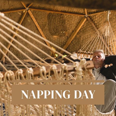 relaxed man napping in cozy hammock - Download Free Stock Templates Pikwizard.com