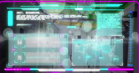 Virtual Interface Over Digital Server Room Representation