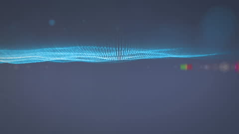 Abstract Light Waves Creating Energy Patterns