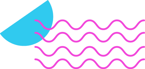 modern geometric design with vibrant turquoise and magenta on transparent - Download Free Stock Videos Pikwizard.com