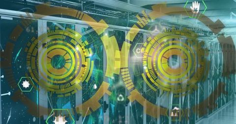 Futuristic Data Processing Over High-Tech Servers - Download Free Stock Images Pikwizard.com