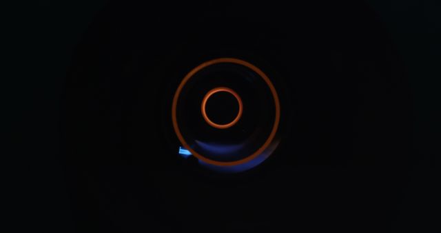 Abstract Circular Light Pattern on Black Background - Download Free Stock Images Pikwizard.com