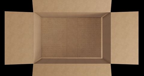 Open Cardboard Box for Shipping on Black Background - Download Free Stock Images Pikwizard.com