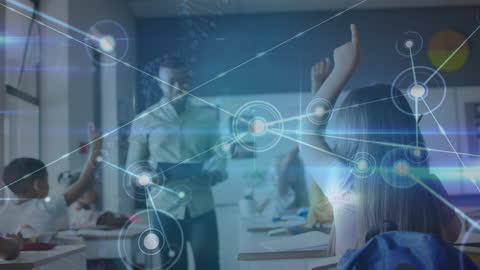 Digital Learning Connections Classroom Matrix Conceptual Art