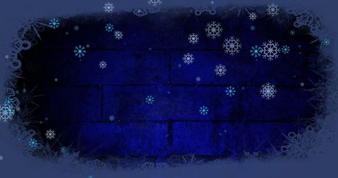 Falling Snowflakes on Blue Background for Christmas - Download Free Stock Images Pikwizard.com