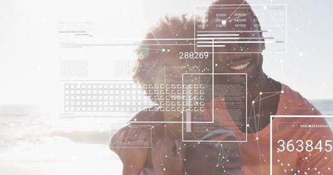 Digitally Enhanced Romantic Beach Getaway with Ocean Waves