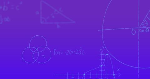 Mathematical Formulas on Abstract Gradient Background - Download Free Stock Images Pikwizard.com
