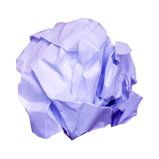 Blue Crumpled Paper Ball with Transparent Background for Textures and Materials Theme - Download Free Stock Videos Pikwizard.com