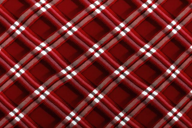 Close Up of Red Plaid Fabric with White and Black Stripes - Download Free Stock Images Pikwizard.com