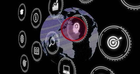 Global Digital Connections and Data Networks Technology - Download Free Stock Images Pikwizard.com