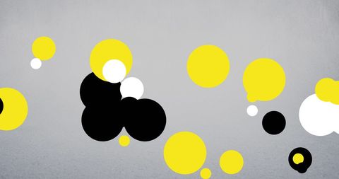 Abstract Brunei-Inspired Dots on Subtle Grey Canvas