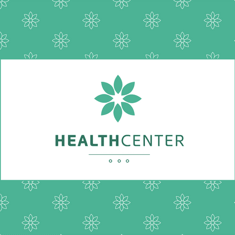 transparent health center logo design with floral elements - Download Free Stock Videos Pikwizard.com