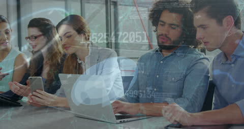 Executives Engaging in Digital Innovation and Data Processing