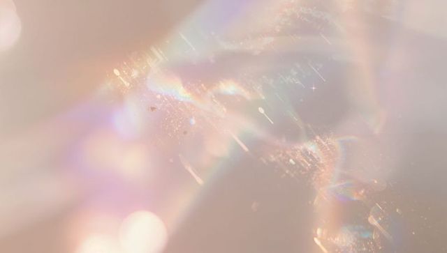 Abstract Pastel Glow with Ethereal Rainbow Diffractions