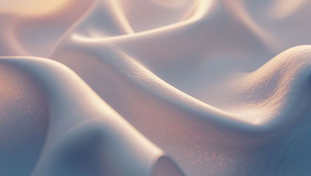Fluid pastel textured beauty: gentle curves and elegance in abstract art