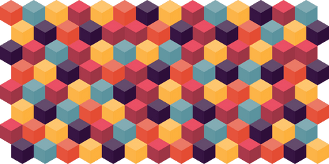 Colorful Transparent Geometric Hexagons in Repeating Pattern - Download Free Stock Videos Pikwizard.com