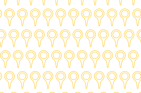 seamless yellow map pins pattern on transparent background - Download Free Stock Videos Pikwizard.com