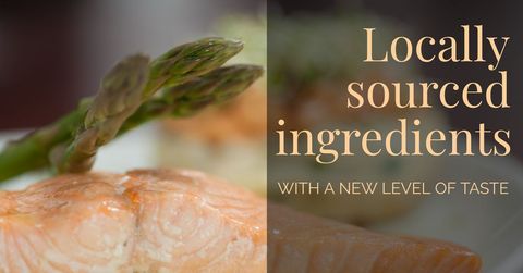 fresh salmon and asparagus highlighting farm-to-table dining - Download Free Stock Templates Pikwizard.com