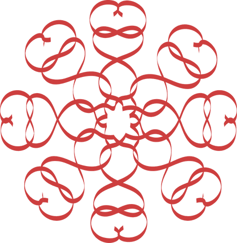 Red Heart Mandala Pattern on Transparent Background - Download Free Stock Videos Pikwizard.com