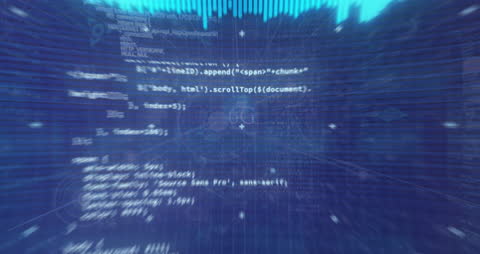 Futuristic Globe with Digital Code