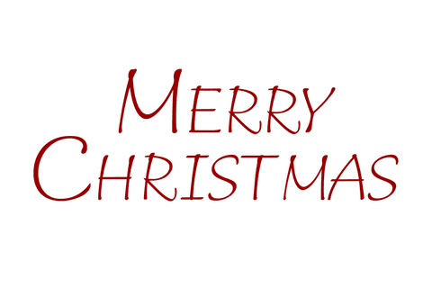 Transparent merry christmas text illustration