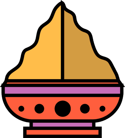 transparent bowl with vibrant spice heaps illustration - Download Free Stock Videos Pikwizard.com