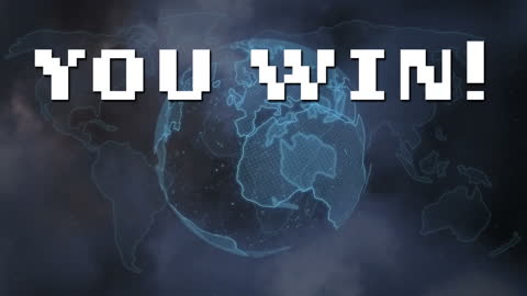 Digital Victory Message During Global Crisis Theme