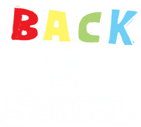 Colorful Back 2 School Text on Transparent Background - Download Free Stock Videos Pikwizard.com