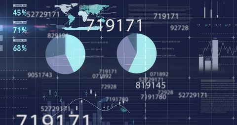 Digital Data Visualization Financial Charts and Connections - Download Free Stock Images Pikwizard.com
