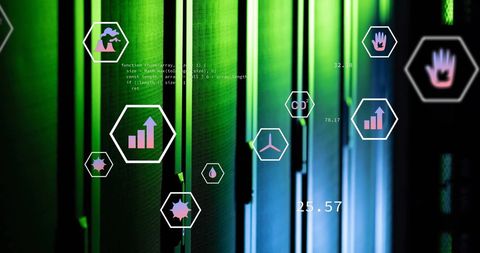 eco-friendly data processing with green computing servers - Download Free Stock Images Pikwizard.com