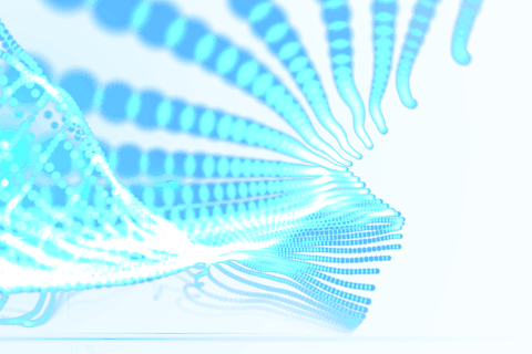 Abstract Blue Transparent Shape with Dot Wave Patterns Background - Download Free Stock Videos Pikwizard.com