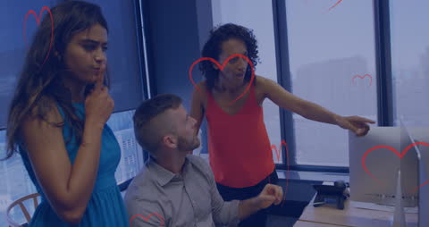 Interactive Workforce Collaboration in Modern Office