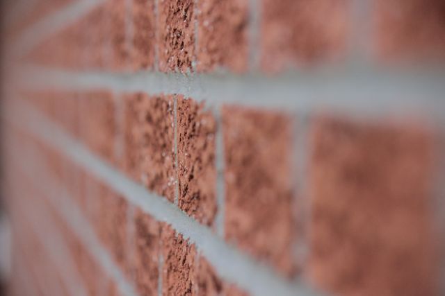 Close-up of Exterior Red Brick Wall with Selective Focus - Download Free Stock Photos Pikwizard.com