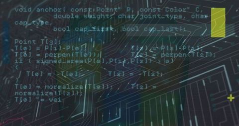 Financial Data Processing on Microprocessor Background - Download Free Stock Images Pikwizard.com