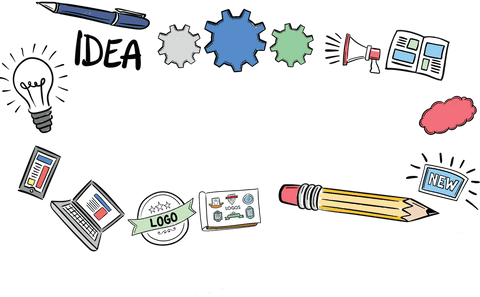 Creative Elements on Transparent Background with Copy Space - Download Free Stock Videos Pikwizard.com